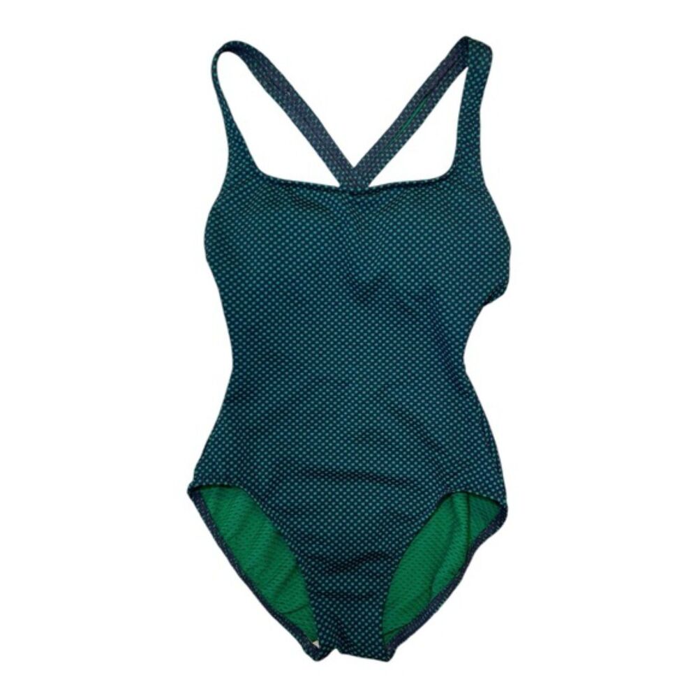 Vintage Mainstream Women’s One-Piece Swimsuit – Size 10, Made in USA